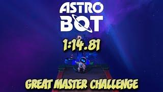 Astro Bot: Great Master Challenge In 1:14.81 [Former World Record]