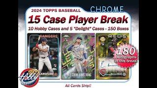 CASES #1-9 (Recap at end of the video)  -   2024 Topps Chrome 15 Case (150 Box) Player Break #1 eBay