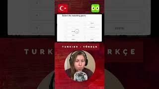  Turkish Duolingo Run-Through  Learning Turkish from English @JenonTurkiye #yabancı #türkçe #1