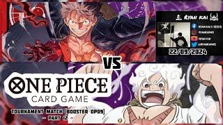 One Piece Card Game Tournament Match Booster OP09 (Part 12) - Monkey D. Luffy vs Monkey D. Luffy