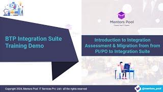 SAP Integration Assessment & PI/PO to CPI Migration 2025 | SAP Integration Suite Training