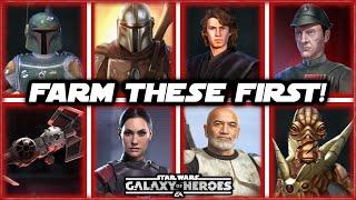 Which Teams Should You Farm First In Star Wars Galaxy of Heroes?