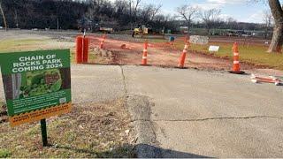 Chain of Rocks Bridge park update!