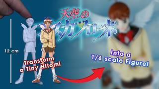 Escaflowne Revival! I Used 3D Technology to create a OOAK Hitomi Resin Figure!