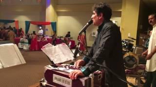 Piyush Nagar singing" Wedding GARBA" at North carolina