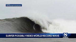 Santa Cruz surfer speaks on riding potential record 108-foot wave