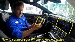 How to Connect Your iPhone to Apple CarPlay in Your Mercedes-Benz | Bud Smail Motor Cars, LTD.