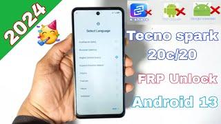 Tecno Spark 20c frp Bypass | Tecno Spark 20c Bypass FRP Google Account Lock