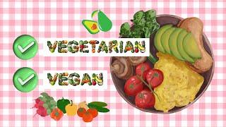 VEGETARIAN vs VEGAN Explained