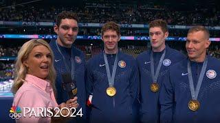 Dressel, Alexy, Armstrong and Guiliano create magic for Team USA | Paris Olympics | NBC Sports