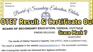 OTET Result & Certificate With OMR sheet Out...