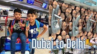 Dubai to Delhi our India trip | Vacation mode on | dilli me aate hi humne Kya khaya