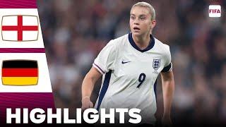 England vs Germany | What a Game | Highlights | International Women's Friendly 25-10-2024