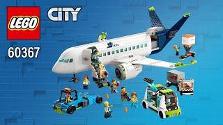 LEGO® City Passenger Airplane (60367)[913 pcs] Step-by-Step Building Instructions @TopBrickBuilder