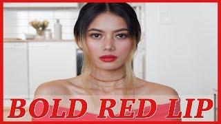 RED LIP TUTORIAL I Regine Morales