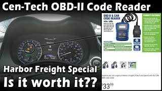 Harbor Freight Cen-Tech OBD II Scan Tool Review- Does it work??