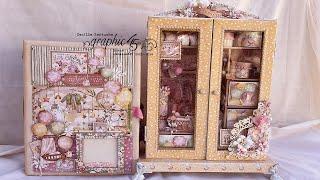 Graphic 45 Little One | Mini Album & Armoire walkthrough #g45brandambassador #scrapbooking