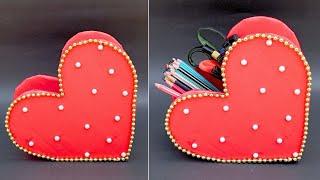 Best Out of Waste Material Craft Ideas | Pencil Box Making | Pen Holder |