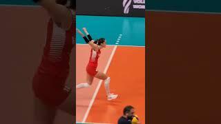 Zehra Gunes Turkish International volleyball player 