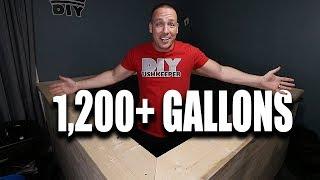 How I built the indoor pond | The King of DIY