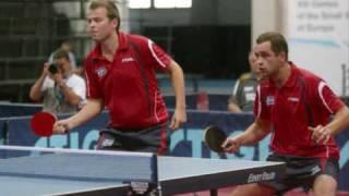 Table Tennis doubles final Cyprus09