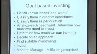 Goal-based Investing Part I by pattu