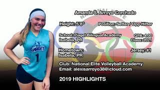 Amanda Arroyo Left Hand Setter 2021 grad