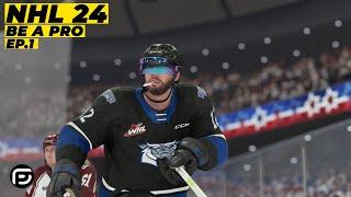 NHL 24 Be A Pro - THE START OF A LEGEND! Ep.1