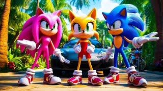 Sonic The Hedgehog 2D Animation - SONIC, Miles & Amy Rose Hanging Out  What a Great Party