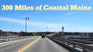 300 Miles of Coastal Maine 4K60 - Route 1 - Part 1 of 2 - Northbound ME US1