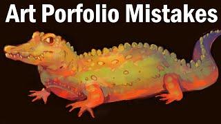 6 Worst Mistakes when Starting Any Art Portfolio