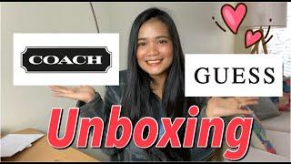 Coach & Guess Unboxing ️ | Tagalog