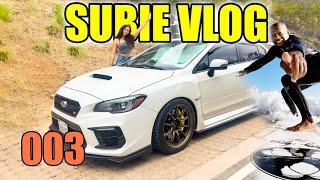 Subie Vlog EP03 Surfing Studying and  Photo Shoots