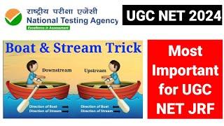 UGC NET Boat & Stream Mathematical Reasoning & Aptitude | UGC NET 2024 Exam | UGC NET MENTOR