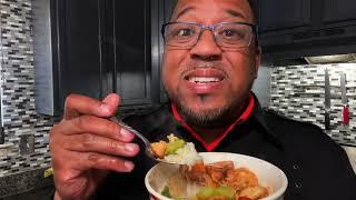 ASMR Luxury Chef Roleplay Pepé cooking shows How to Cook Salmon and Shrimp Bowl recipe