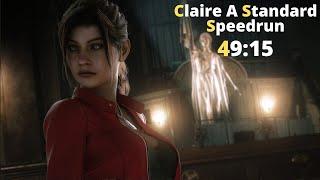 Resident Evil 2 Remake Claire A Standard Speedrun 49:15