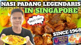 NASI PADANG LEGENDARIS IN SINGAPORE || CHE' ROSE NASI PADANG SINCE 1968