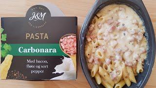 J&M Pasta Carbonara With Bacon, Cream And Black Pepper