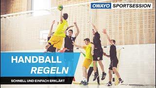 Handball Regeln schnell und einfach erklärt: Spielfeld, Strafen, Spieler | owayo