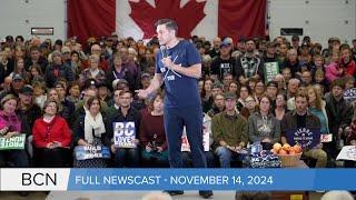 Poilievre slams Trudeau at BC rally, says carbon tax killing more jobs in Canada | Nov. 14, 24 l BCN