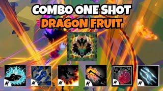 Combo One Shot With Dragon Reworked And All Melee (UPDATE 24) | Blox Fruit