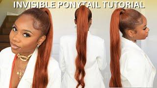 INVISIBLE PONYTAIL TUTORIAL + HOW TO DYE YOUR BUNDLES USING THE WATER METHOD | Luvme hair | Chev B.