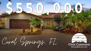 Home Tour w/Outtakes! Huge Home in Coral Springs, FL for $550,000