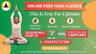 Online Free Yoga Classes WedNesday