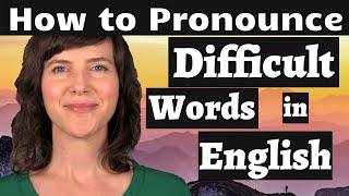 Master the American Accent! How to Pronounce Difficult Words in English Part 2