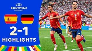 Spain vs Germany (2-1) HIGHLIGHTS | EURO 2024