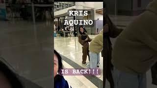 KRIS AQUINO BALIK PINAS NA! #shorts #viralvideos #live #news #showbiz #politics