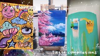 Aesthetic & fun art paintings TikTok Compilation - fluffy puffy tok ️ -