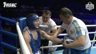 Sanjarali Begaliyev (KAZ) vs. Djafarbek Shakhbazov (UZB) Asian Youth Championships 2024 QF's (75kg)