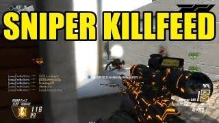 BLACK OPS 2 SNIPER KILLFEED | Call of duty